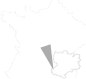 Situation de Coucouron dans la région Rhône Alpes, France