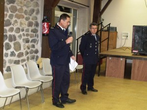 Christian Alix prendra la suite de Jean Marie Deldon à la tête du Centre de Secours de Coucouron