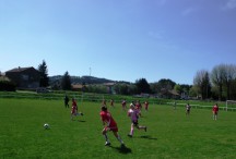 L'équipe Féminines de l'AS Coucouron en match