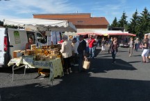 Le marché du mercredi matin à Coucouron